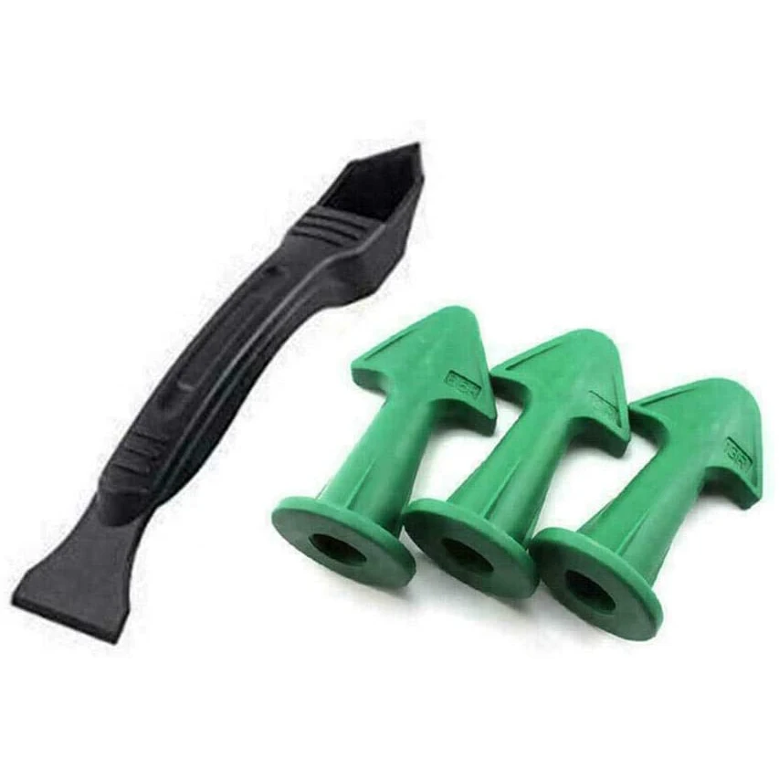 

Caulk Nozzle Scraper Set Reusable Sealant Angle Scraper Silicone Grout Caulk Tools Caulking Tool