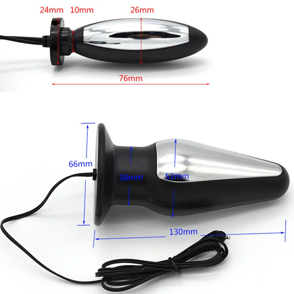 Анальная пробка с электрошоком зарядкой по USB | Красота и здоровье