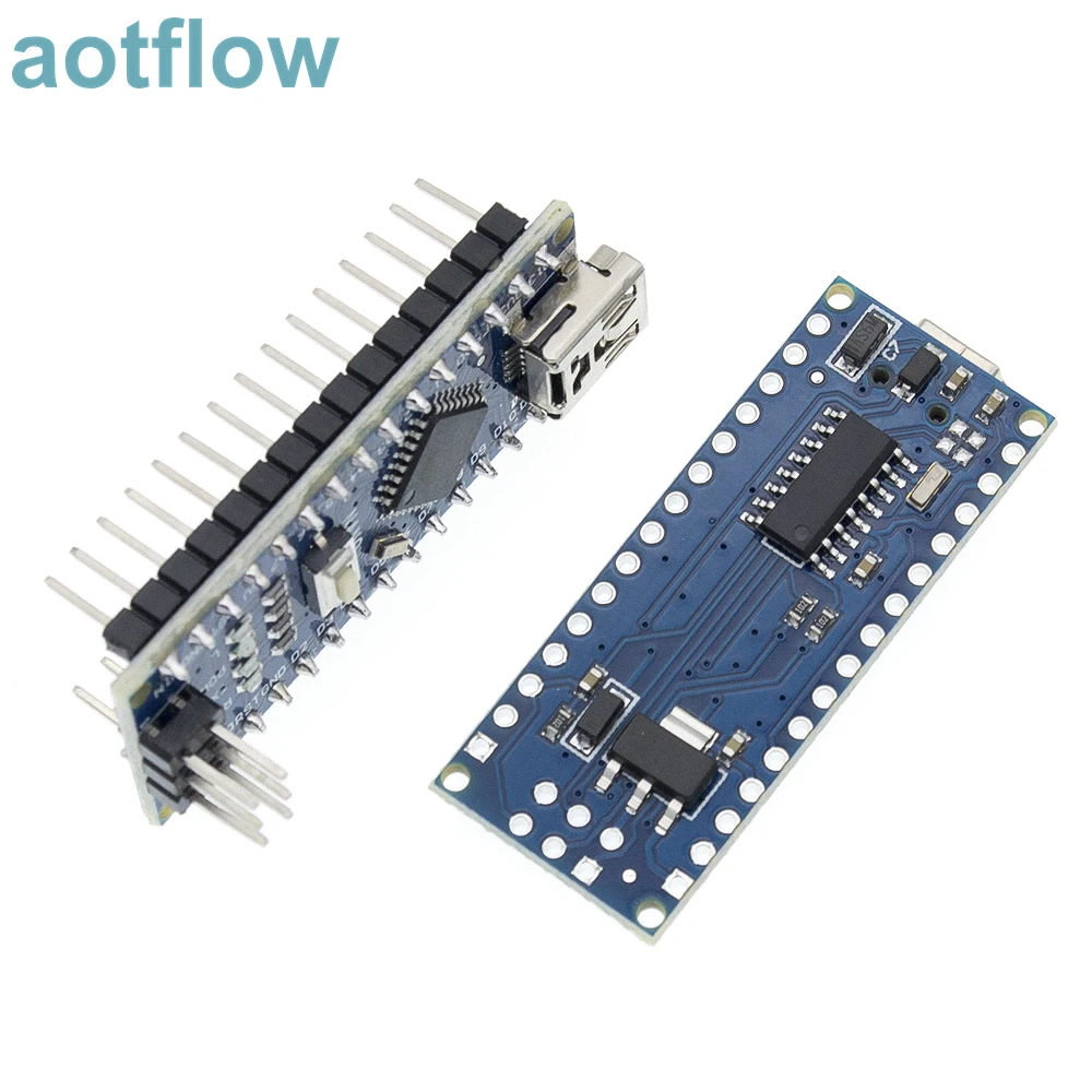 Контроллер Arduino Nano 3 0 nano CH340 ATMEGA328P Mini USB с Загрузчиком (без кабеля) для arduino