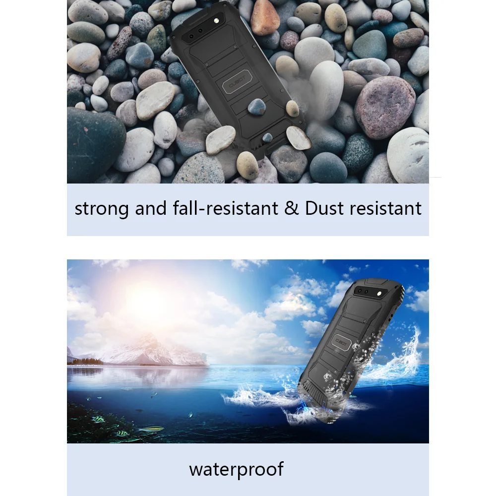 Cubot KingKong MiNi Android9.0 3GB + 32GB 4 &quotQHD 18:9 экран MT6761 четырехъядерный IP68 Водонепроницаемый 4G
