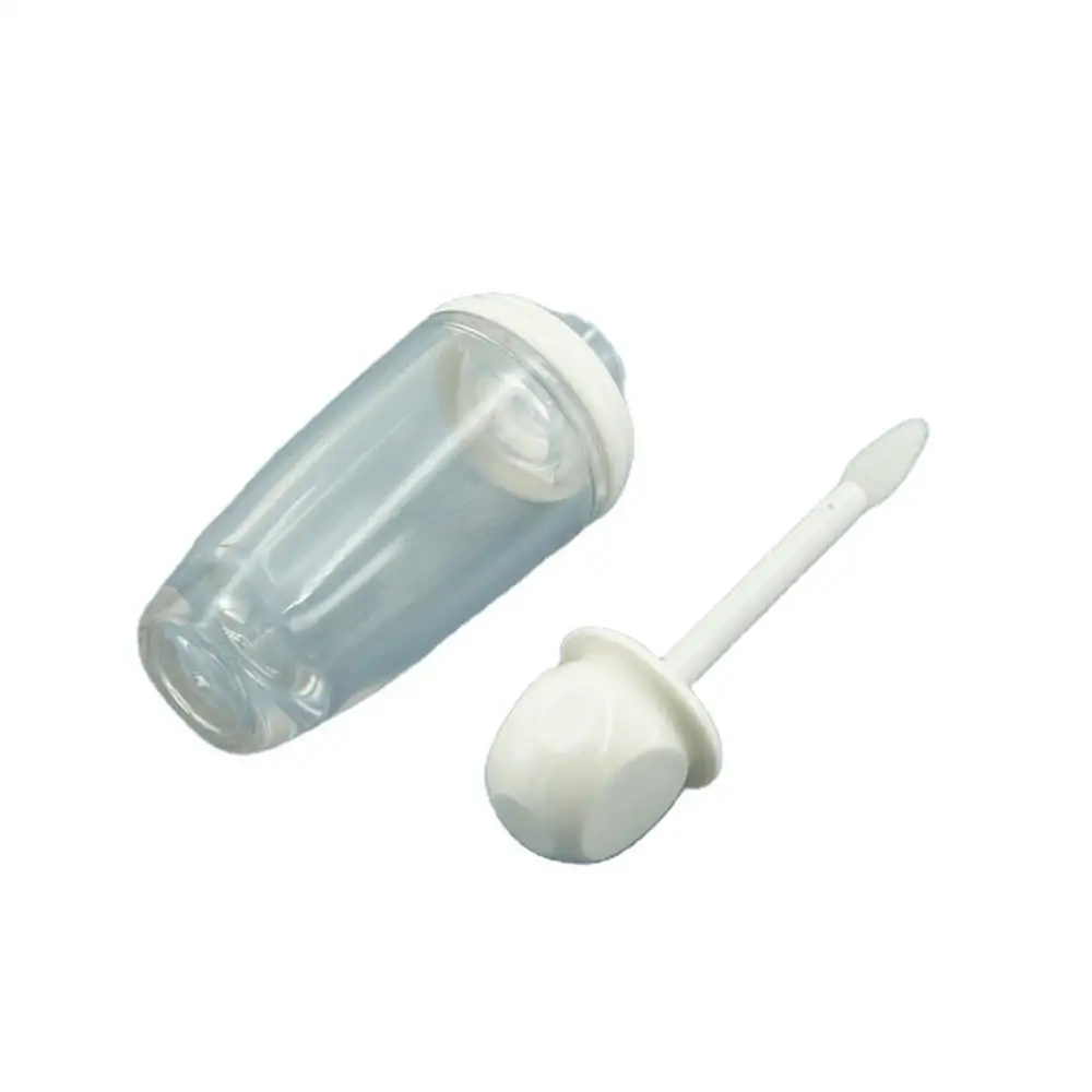 

10ml Empty Lip Gloss Tubes Diy Clear Cosmetic Containers With White Lid Lipstick Bottles Travel Refillable Bottle Makeup Tools