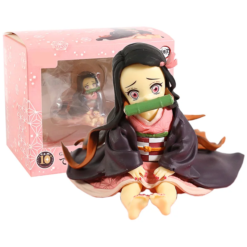 Демон убийца Kimetsu без Yaiba Nezuko Рисунок Модель игрушки Аниме демон Убийца милые