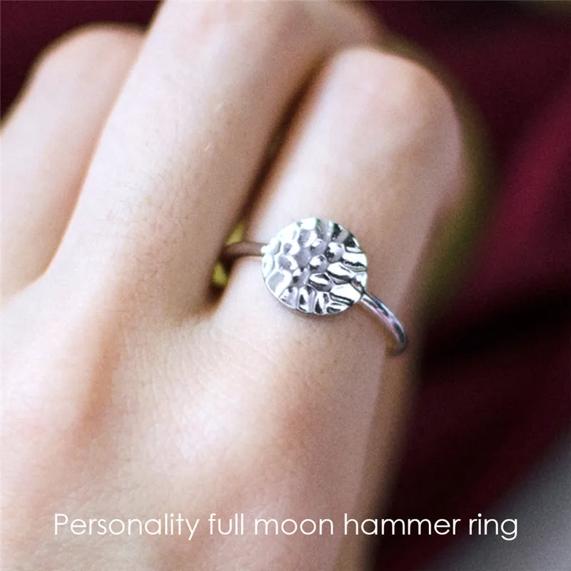 CC Pure Silver 925 Rings For Women Fashion Jewelry Minimalist Simple Round Ladies Ring Career Style Bague Femme CC4004 | Украшения и