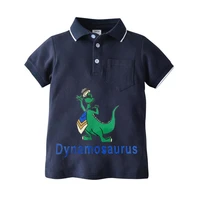 summer kids polo shirts short sleeve polo shirt for boy lapel solid tops cotton shirt for kids