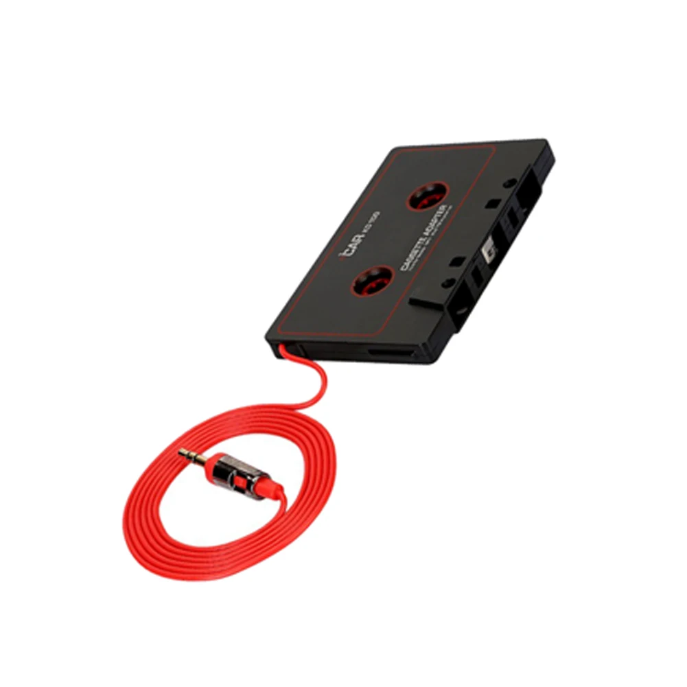 CD Player Plastic 3.5 Mm Aux Stereo Universal MP3 Audio Portable For Phone Convert Car Cassette Tape Adapter |
