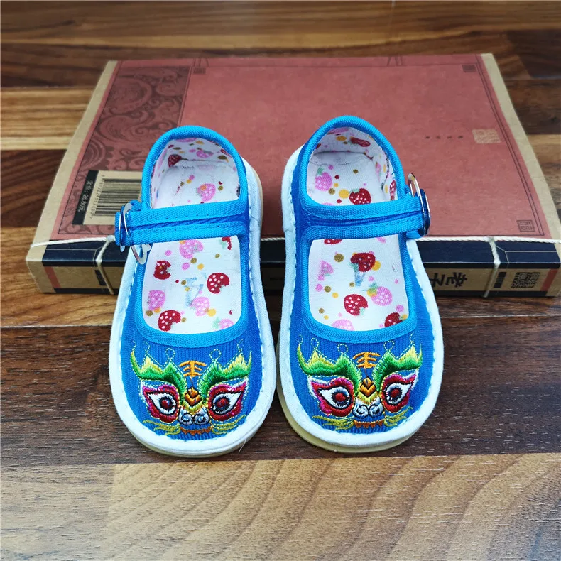 

Обувь с головой тигра, Детская традиционная Тканевая обувь ручной работы на прочной подошве, матерчатая обувь ручной работы, обувь с голово...