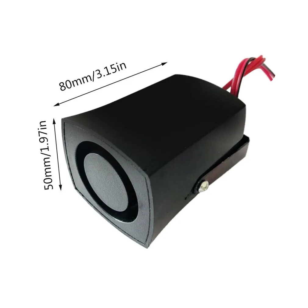 

12V Air Horn Car Truck Vehicle Reversing Sound Speaker Buzzer Alarm Horn Siren Warn Beeper Fits for various Vehicles