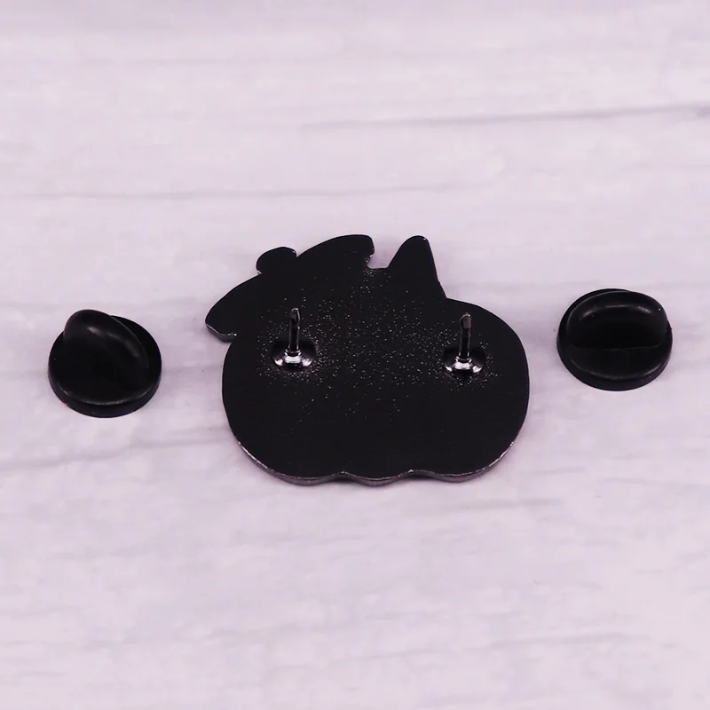 Эмалированная булавка Kawaii в виде кошки тыкве Рождество Хэллоуин питомец кошка