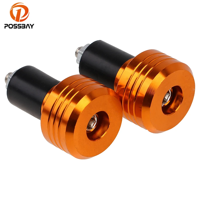 

POSSBAY 7/8 "CNC мотокроссовые наконечники руля Захваты Заглушки слайдеры крышка универсальная мотоциклетная ручка ползунок