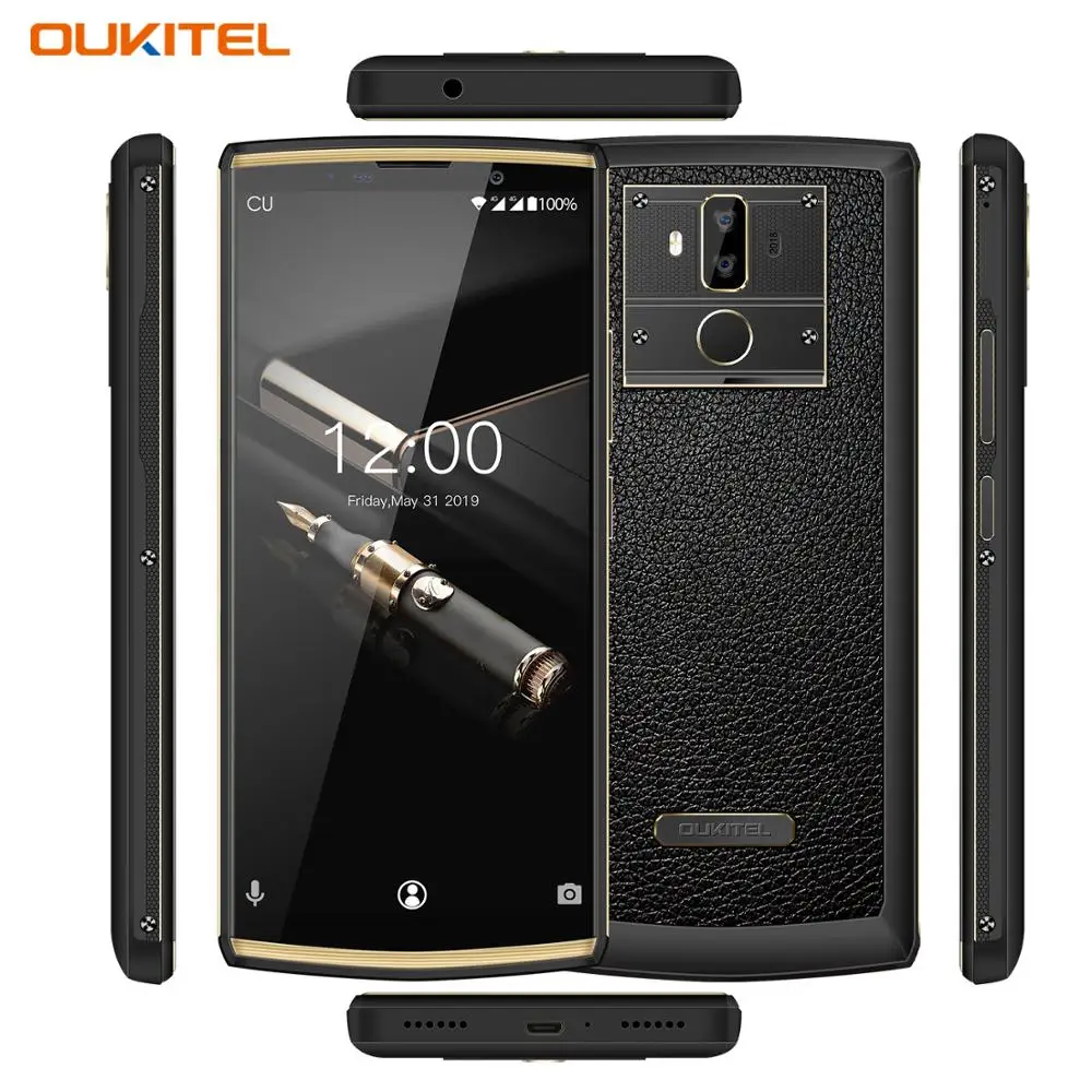 

OUKITEL K7 Pro Android 9.0 Smartphone 10000mAh Fingerprint 9V/2A Mobile Phone MT6763 Octa Core 4G RAM 64G ROM 6.0" FHD+ 18:9