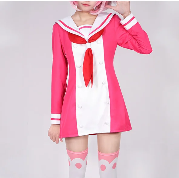 Новый аниме Munou na Nana Hiiragi карнавальный костюм женская школьная форма заколка для