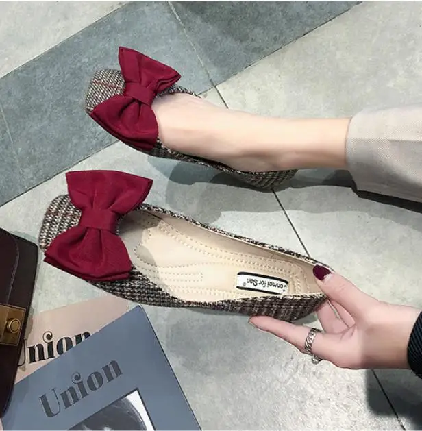 Элегантные женские балетки на плоской подошве Удобные высококачественные