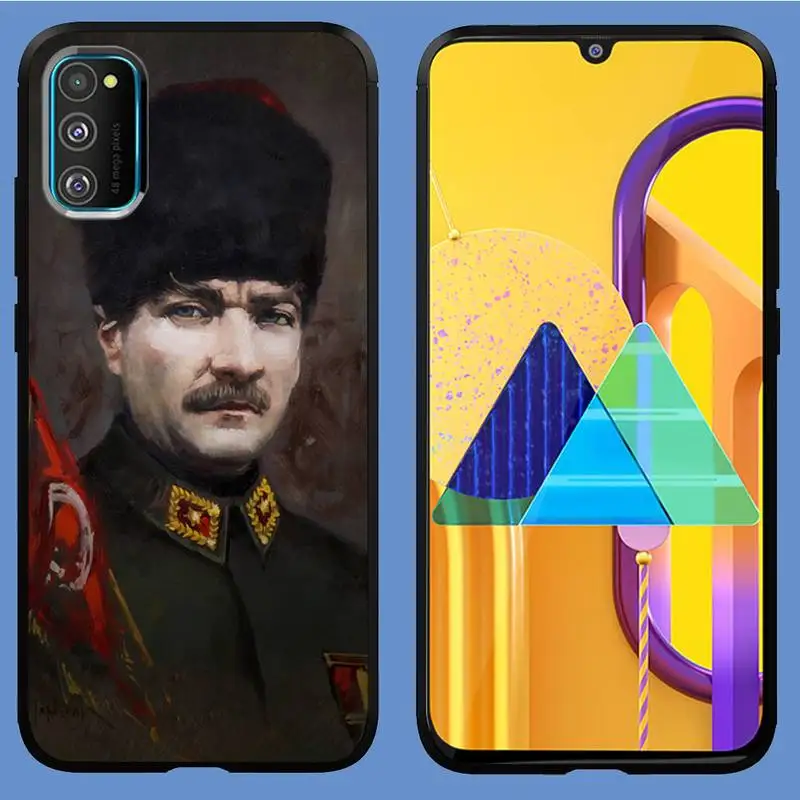 

Turkey Mustafa Kemal Ataturk Phone Case For Samsung A10 A12 A02 A20E M30 A31 A32 A40 A50S A52 A51 A70 A71 A80 Cover Fundas Coque