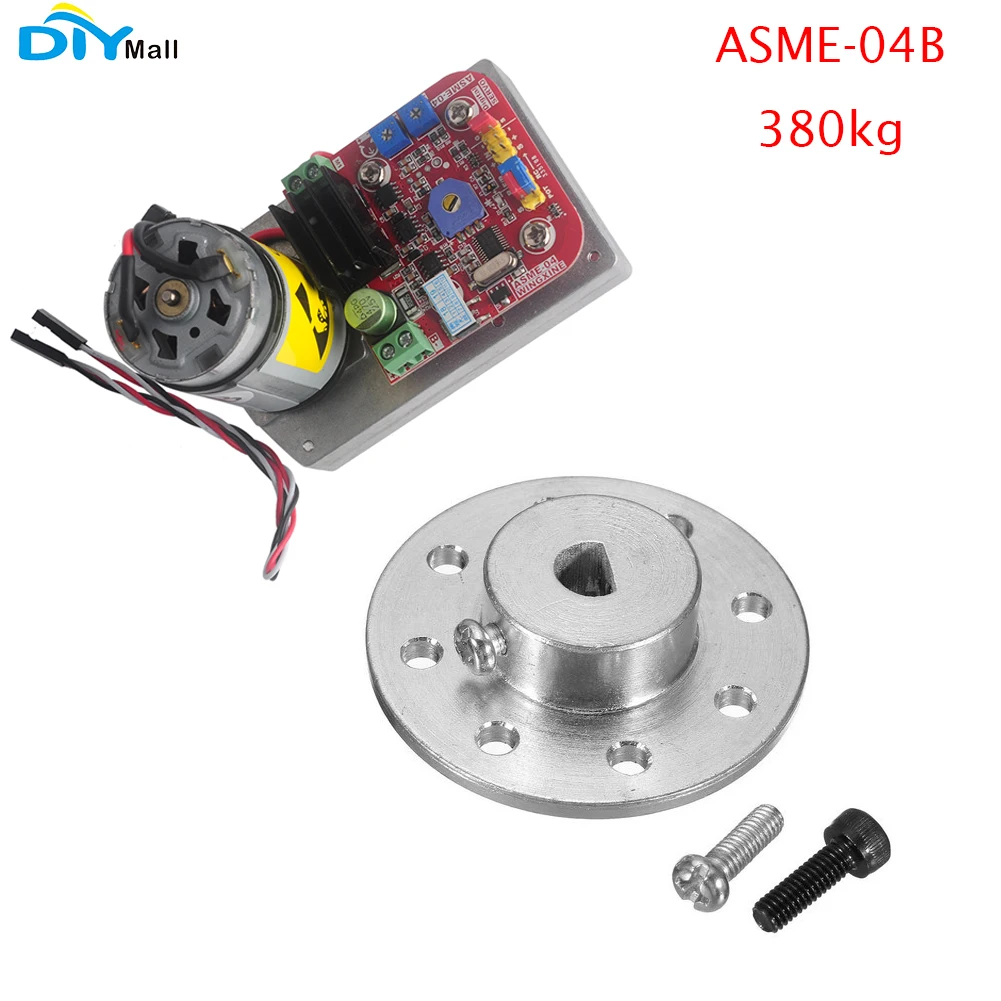 

ASME-04B High-power High-torque Servo Steering Gear MAX 380Kg.cm 12-24V for Large Robot Mechanical Arm ASME-04B Servo 380kg