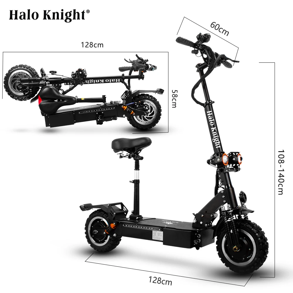 Электрический скутер 80 км/ч 60 в 3200 Вт | Спорт и развлечения