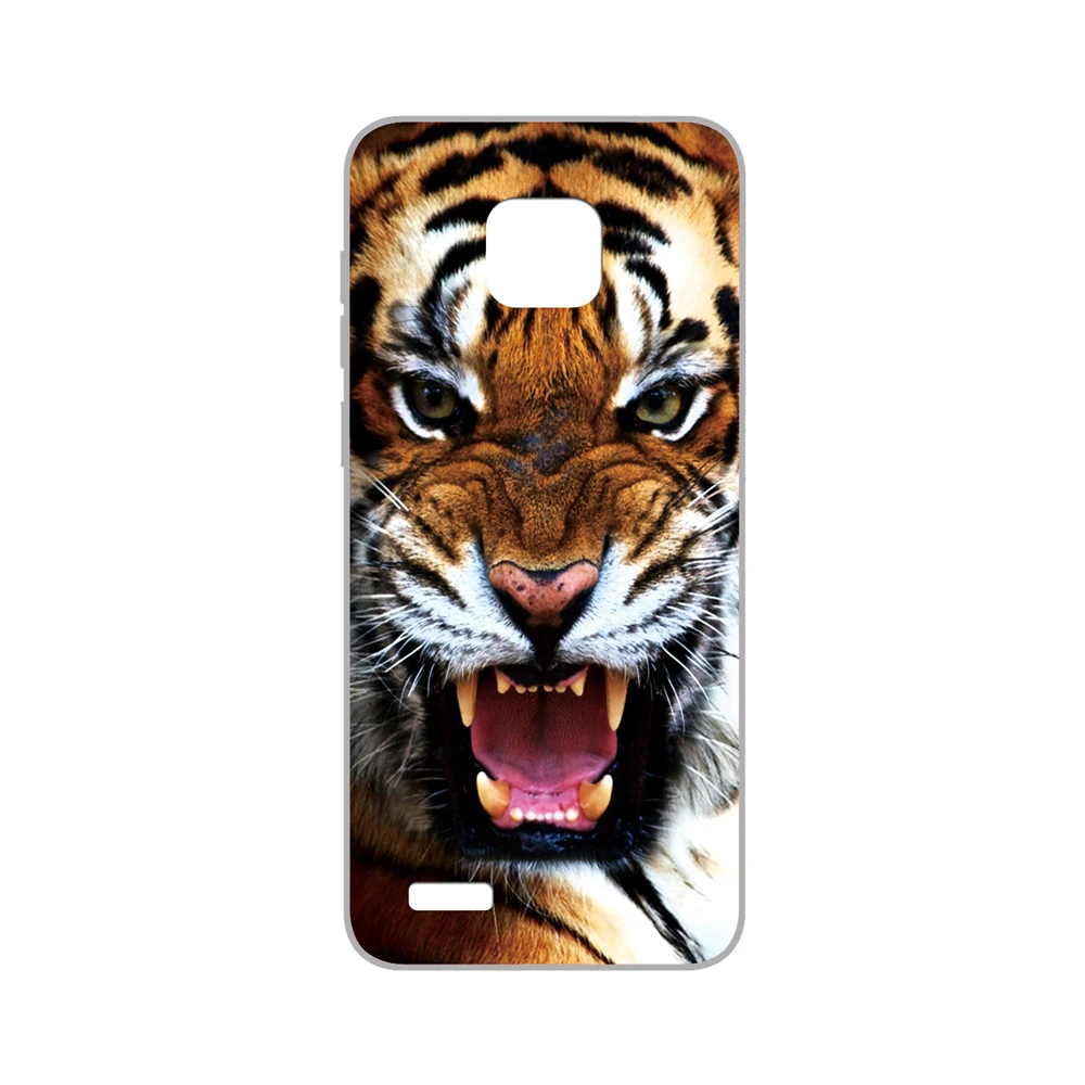 38 GUCOON Silicone Cover for Ulefone Note 7 S11 6.1inch Case Soft TPU Protective Phone Case Cartoon Wolf Flower Cat Bumper Shell - Цвет: 38