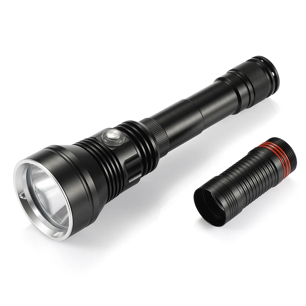 Barato XHP70.2-linterna LED Para Buceo Profesional, Resistente Al Agua IP68, Subacuática, 100M, Potente, 26650