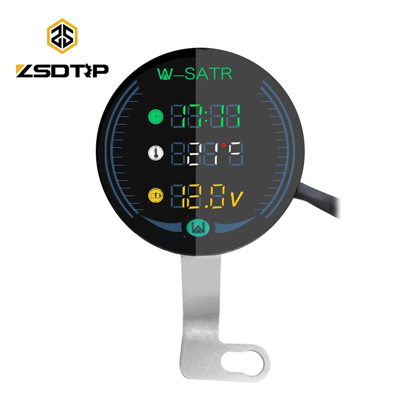 ZSDTRP 3 в 1 измеритель напряжения часы Универсальный электронный цифровой