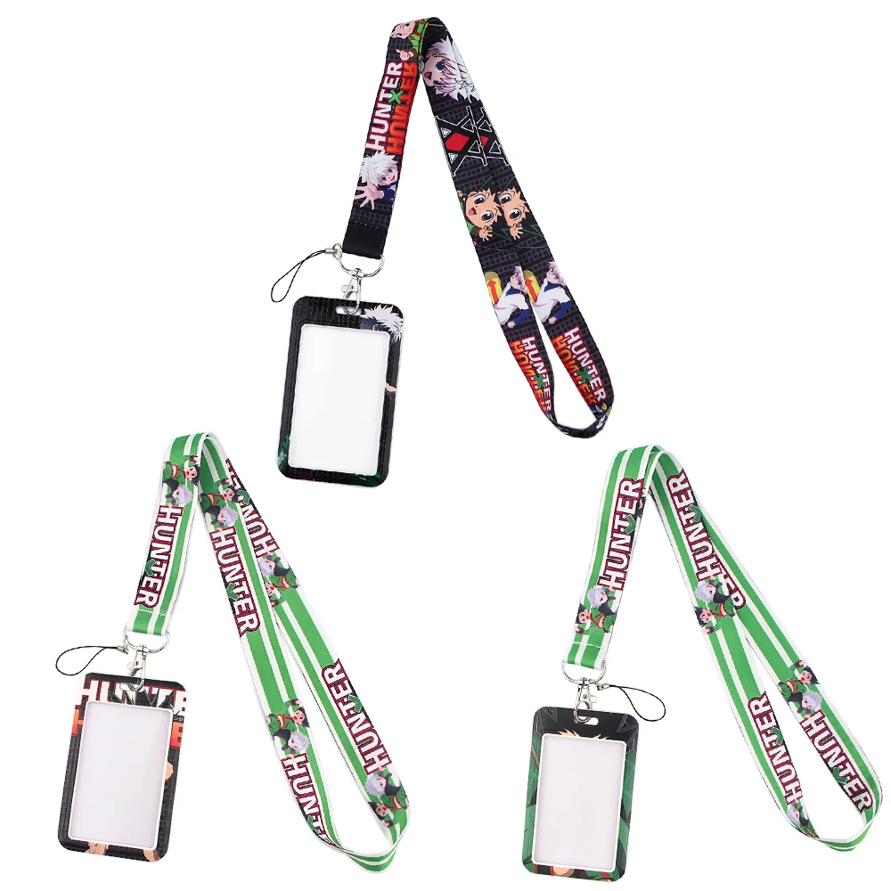 

JF318 Anime Hunter Cosplay Cartoon Neck Strap Lanyards ID Badge Card Holder Keychain Cell Phone Strap Gift Women Men