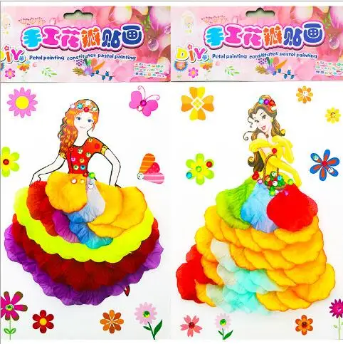 Детские цветы ручная роспись DIY креативные декоративные игрушки Merlot