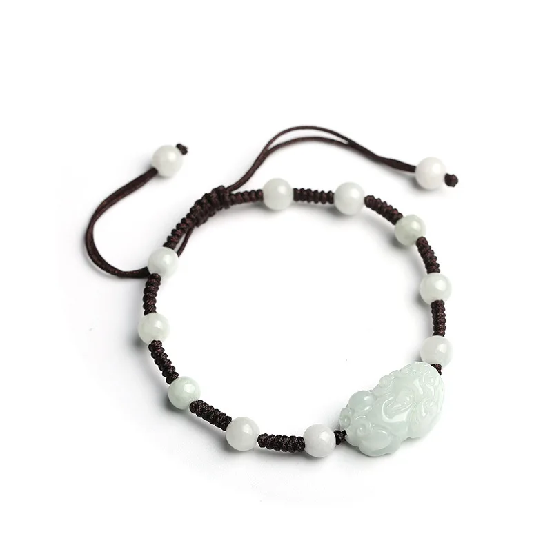 Женские браслеты Jadeite изумрудные бусины гранат круглые шарики подарок для женщин