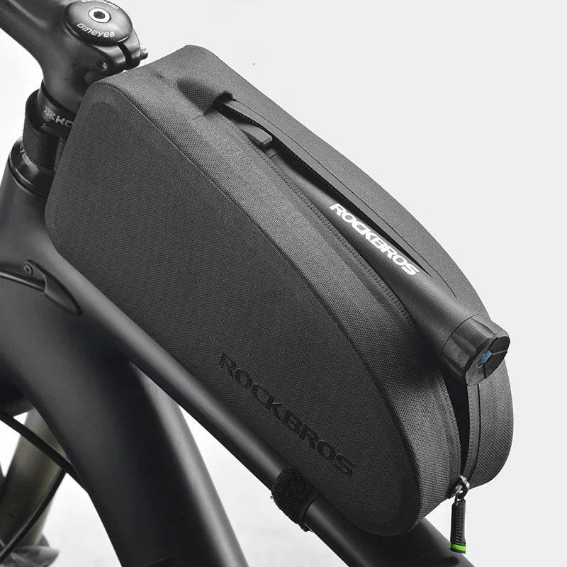 ROCKBROS Cycling Waterproof Bags Bicycle Front Tube Frame Bag 2 Style Capacity MTB Road Bike Accessories Pannier|Сумки и корзины для
