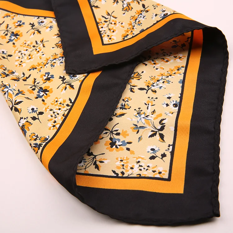 

Винтажный квадратный носовой платок с цветочным принтом Пейсли для мужчин Маленький носовой платок из полиэстера карманное полотенце шарф...