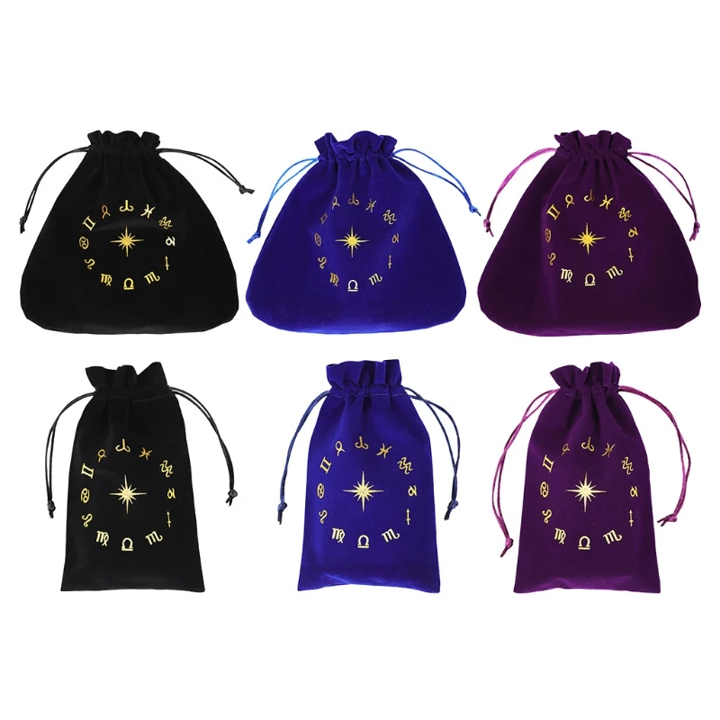 Мягкие пакеты для гадания хранения очагов подарочные ювелирных изделий и конфет