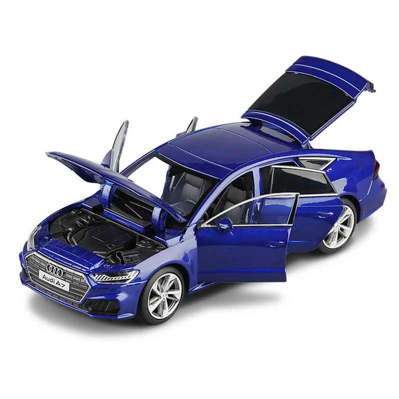 

SVIP 1/32 Scale Audi A7 Diecast Alloy Sport Model Car Toy With Light And Sound For Baby Gifts Collection Toys V259