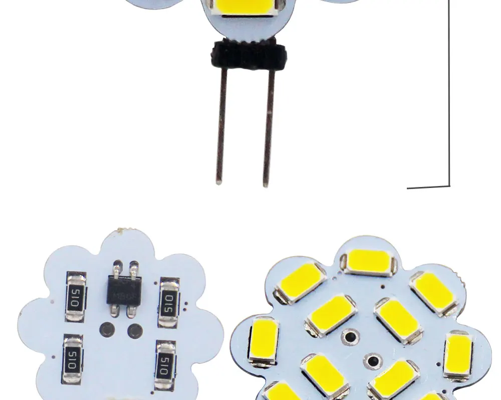Светодиодный светильник G4 5730 SMD 2 Вт 3 Вт 5 Вт 12 В AC DC заменить галогенное освещение Прожектор