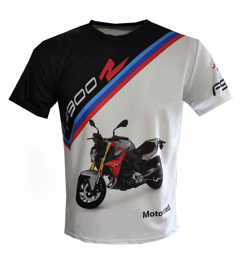 

Summer 2021 For BMW F900R Dynamic Roadster Bike Motorcycle T-Shirts Motorrad Men's Short Motorbike Quick Dry Team Shirt