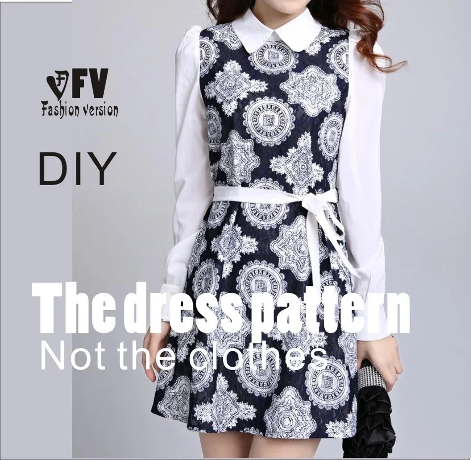 Одежда шаблон платья для шитья резки рисунок одежды DIY (в продаже не одежда) BLQ