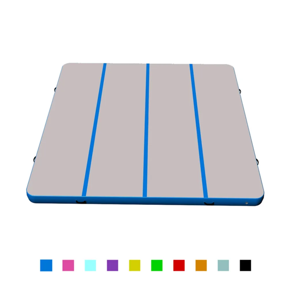 Надувной гимнастический коврик для акробатики с воздушной дорожкой 1x1 м 2x2 3x3