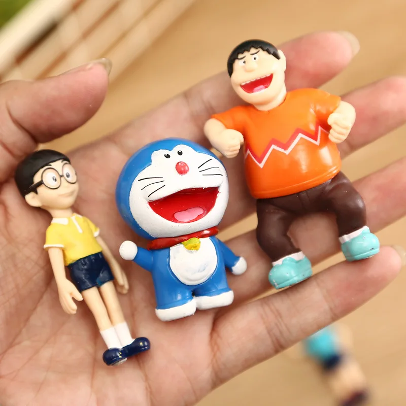 

PVC Keychain Cartoon Figure Doraemon Key Chains Key Ring Key Holder Key Cover Fashion Charms Trinkets Kids Gift