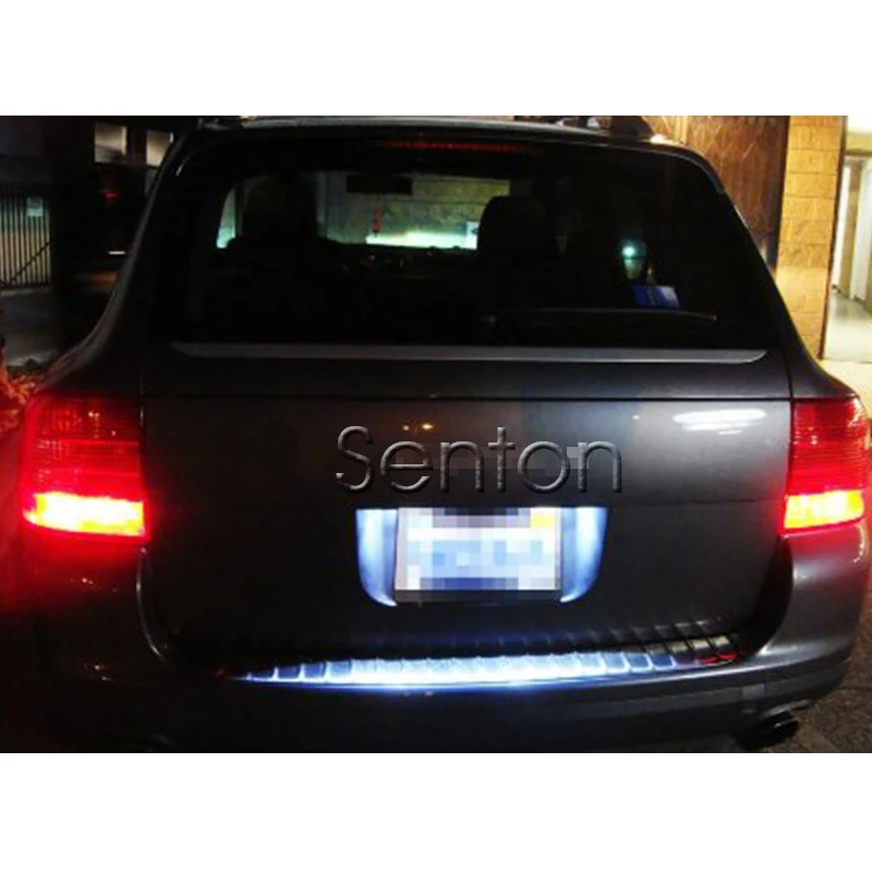 1 пара Автомобильный светодиодный номерной знак светильник 12V SMD лампы для