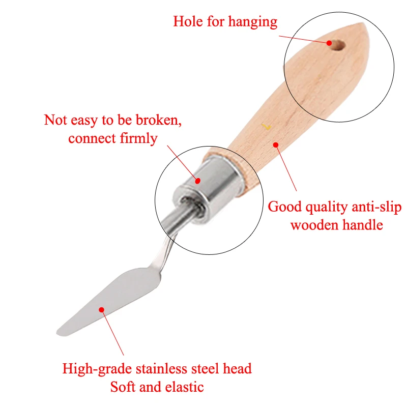 Палитра масляного смешивания инструмент для рисования художника скребок нож