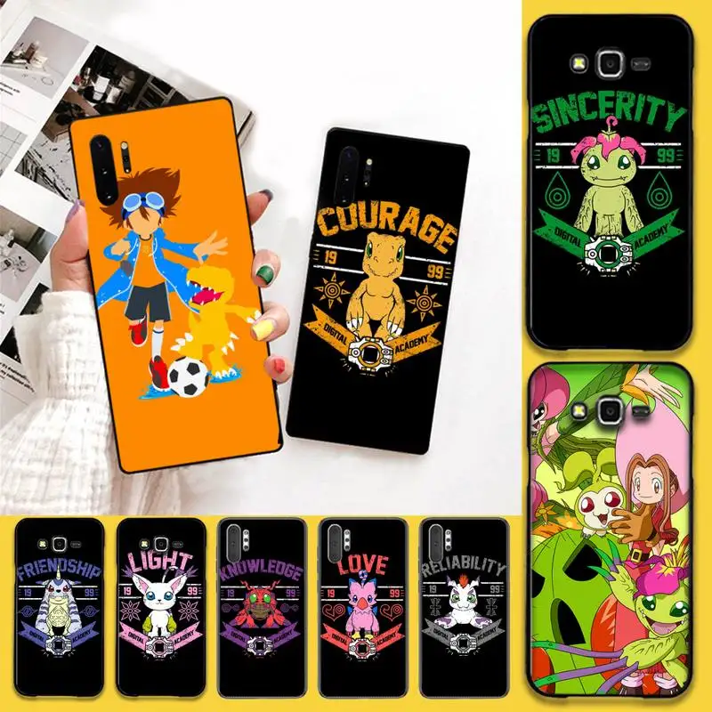 Роскошный чехол для телефона CUTEWANAN Anime Digimon Adventure DIY Samsung Note 7 8 9 10 pro Galaxy J7 J8 J6 Plus 2018 Prime