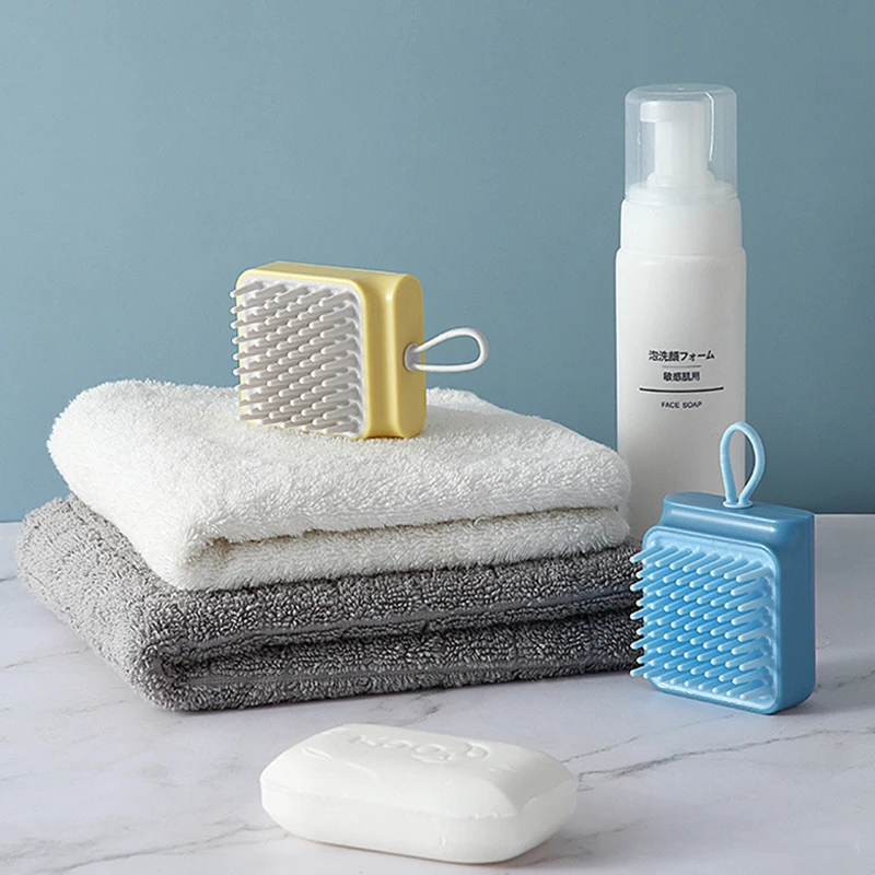 

Nordic TPR Hair Brush Shampoo Comb Massage Brush Body Hair Washing Comb Cleaning Bath Brushes Bathroom Accessories