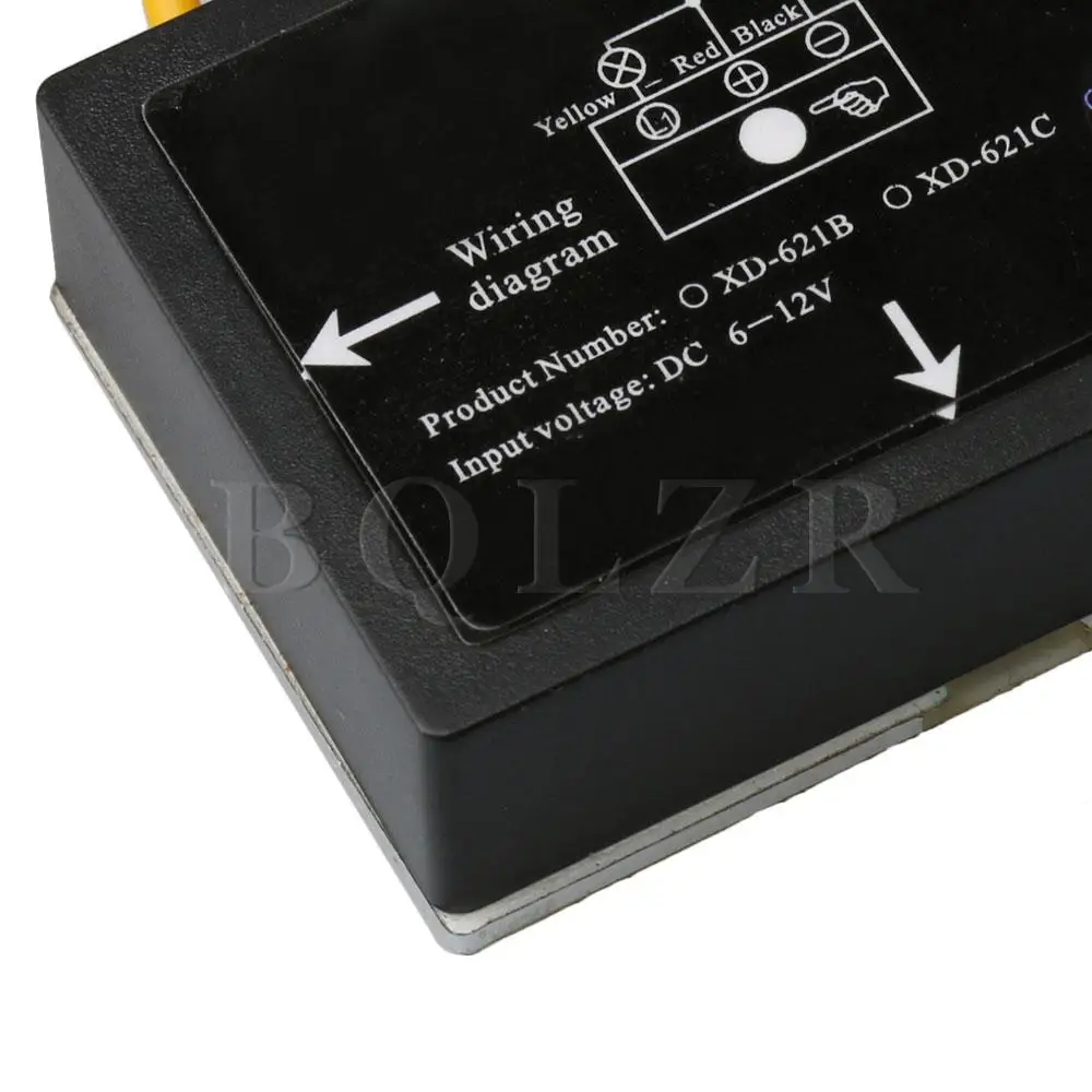 Черный 6-12VDC XD-622 ВКЛ/ВЫКЛ сенсорный переключатель для светодиодный лампы изолированный набор датчиков 20