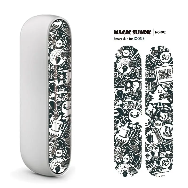 Волшебная Акула новинка ПВХ Watperoof стерео мечтательный флаг наклейка пленка чехол