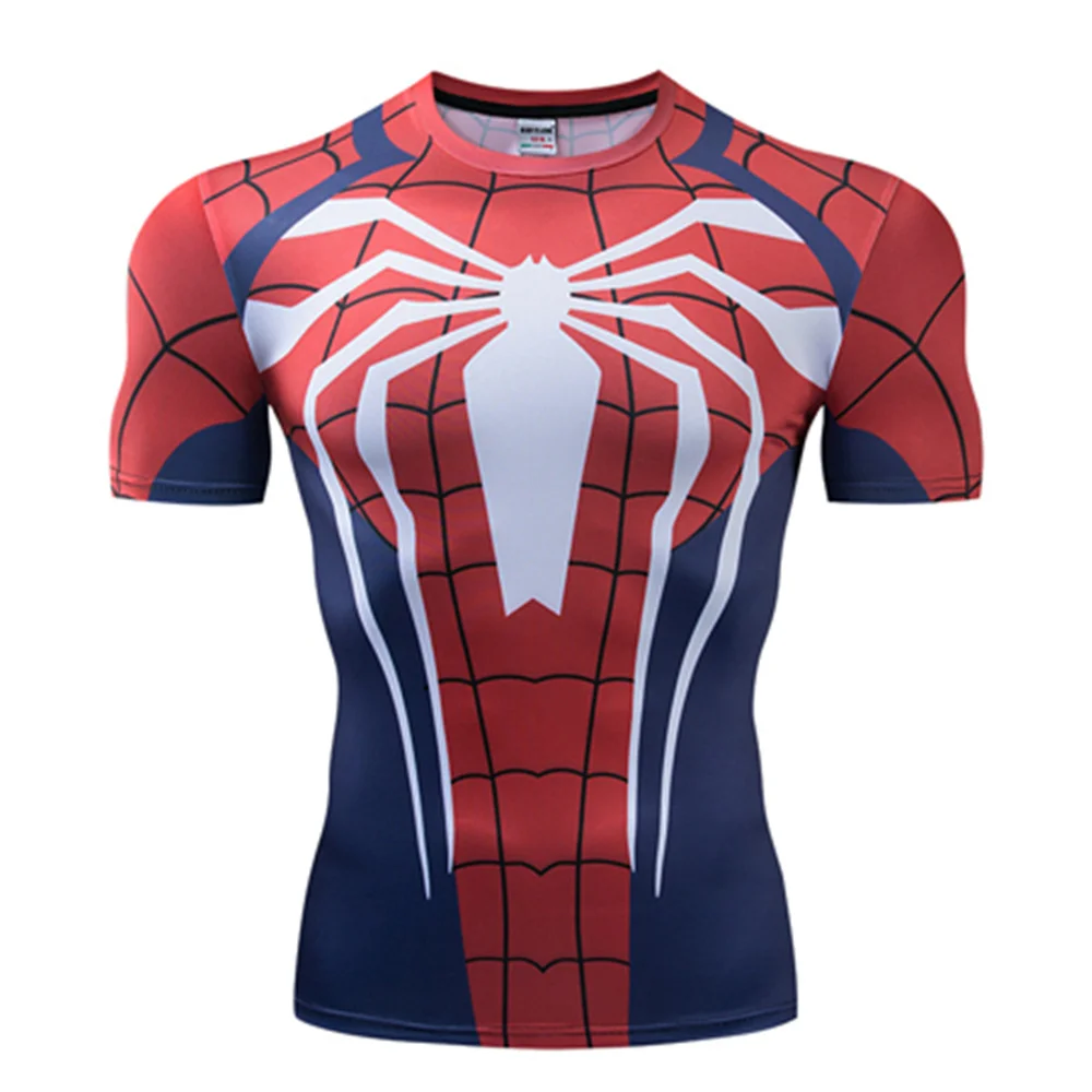 

New Nightwing Short Sleeve Compression Shirts 3D Printed T shirts Men 2018 Summer NEW Crossfit Top For Male Fitness Cloth