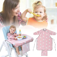 hot 1pc newborns bib table cover baby dining chair gown waterproof saliva towel burp apron food feeding accessories dropshipping