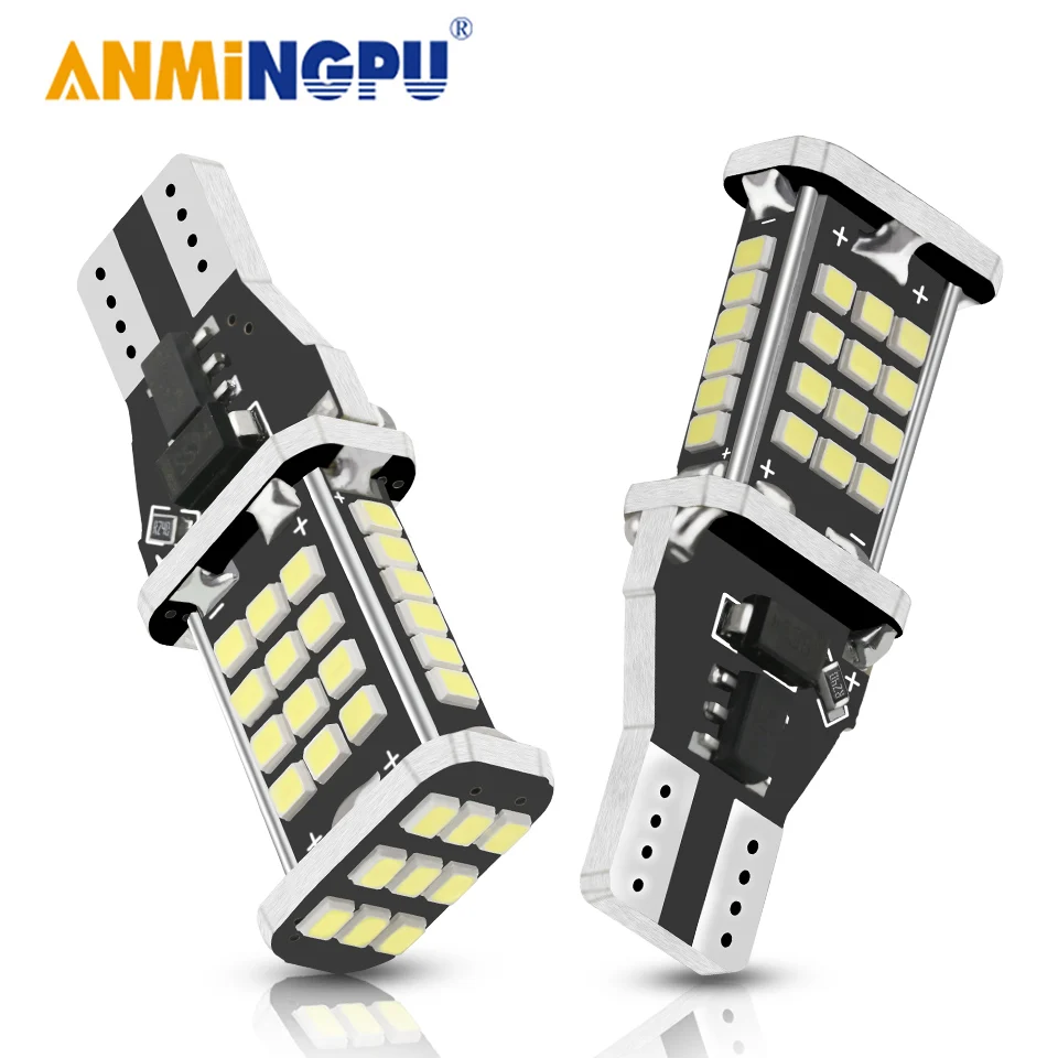 2 шт. Автомобильные светодиодные лампы Canbus 45SMD 2016 W16W T15 12 В | Автомобили и мотоциклы