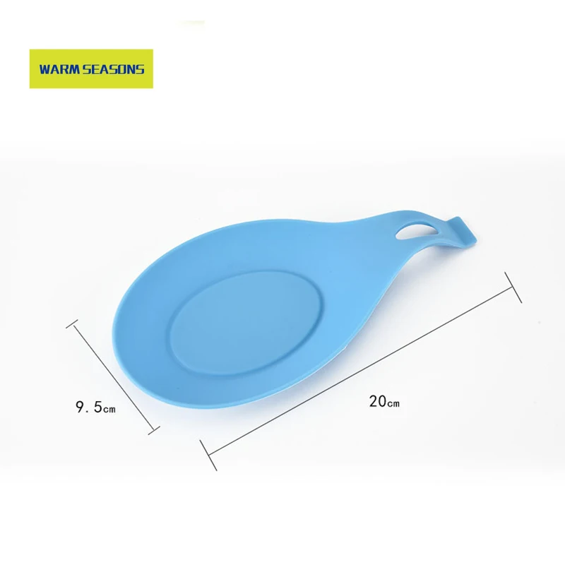 

Silicone Insulation Spoon Rest Heat Resistant Placemat Drink Glass Coaster Tray Spoon Pad Eat Mat Pot Holder Kitchen Accessories
