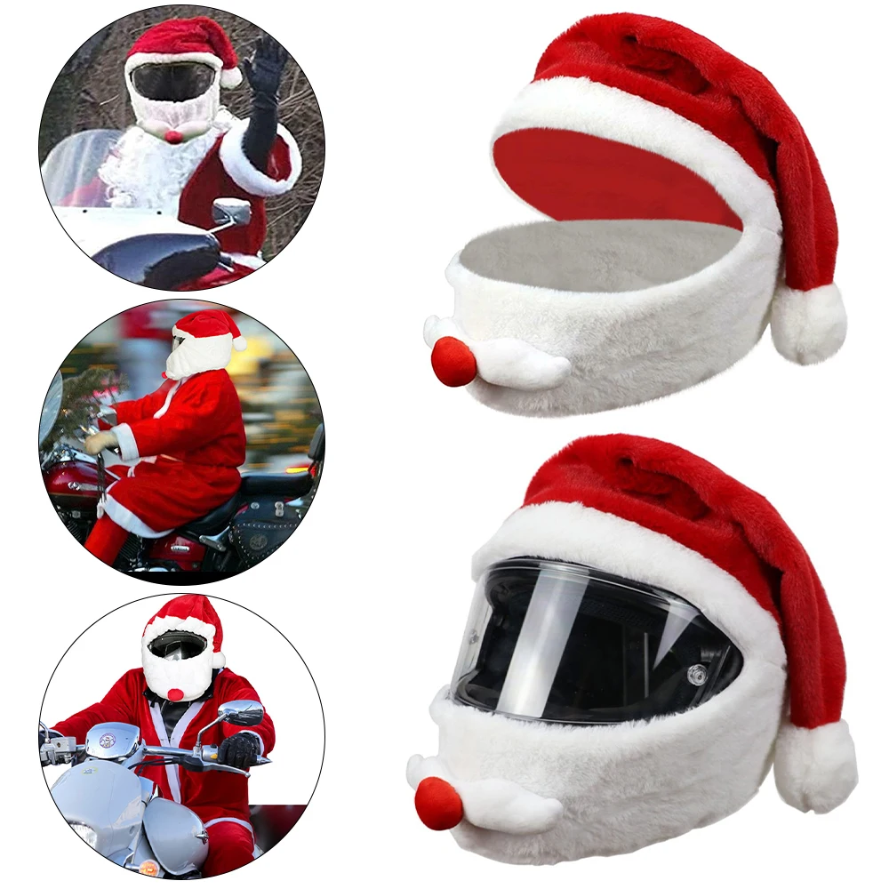 

Чехол для мотоциклетного шлема, Рождественская Кепка, чехол для мотоциклетного шлема, привлекательный Сумасшедший чехол для защиты от удар...