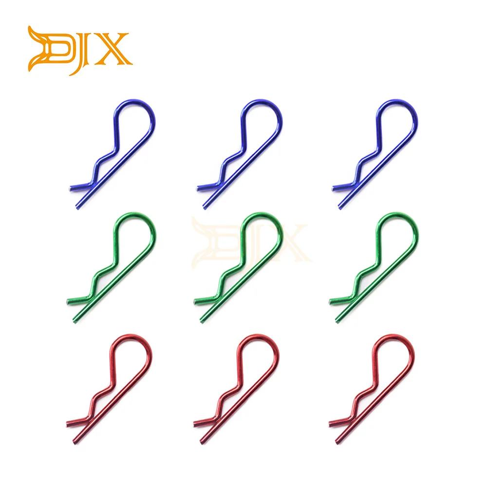 10 шт. универсальные зажимы для корпуса из нержавеющей стали Pin 1/10 RC модели