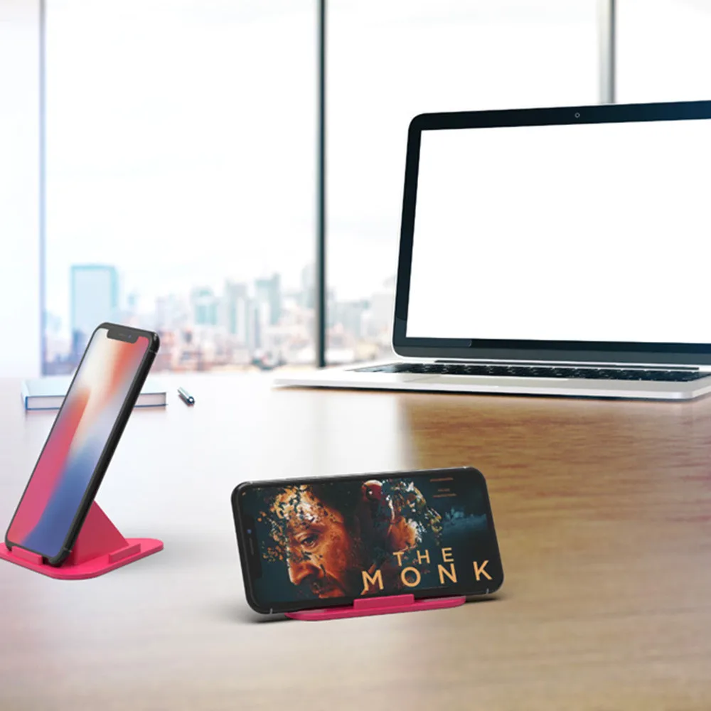 Универсальная креативная трехсторонняя пирамида подставка для планшета сотовый