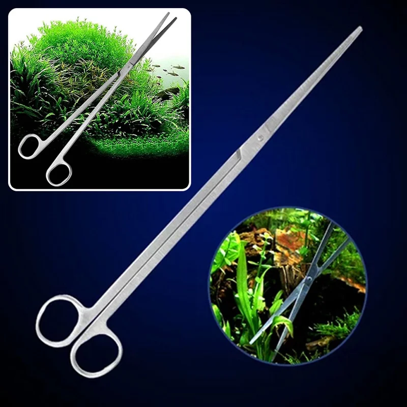 Aquarium Fish Living Tank Aquascaping Maintenance Tools Aquatic Plants Tweezers Scissors Cleaning Tool Kits | Дом и сад