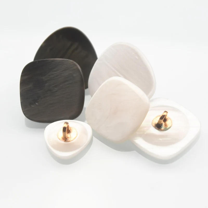 

100 шт., плоские пуговицы для одежды, 20-30 мм