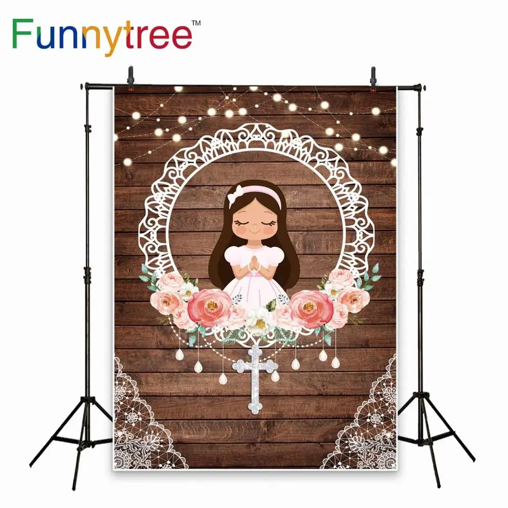 Фон Funnytree для первого причастия фотозона юбилей лошадь роза фотосессии дня